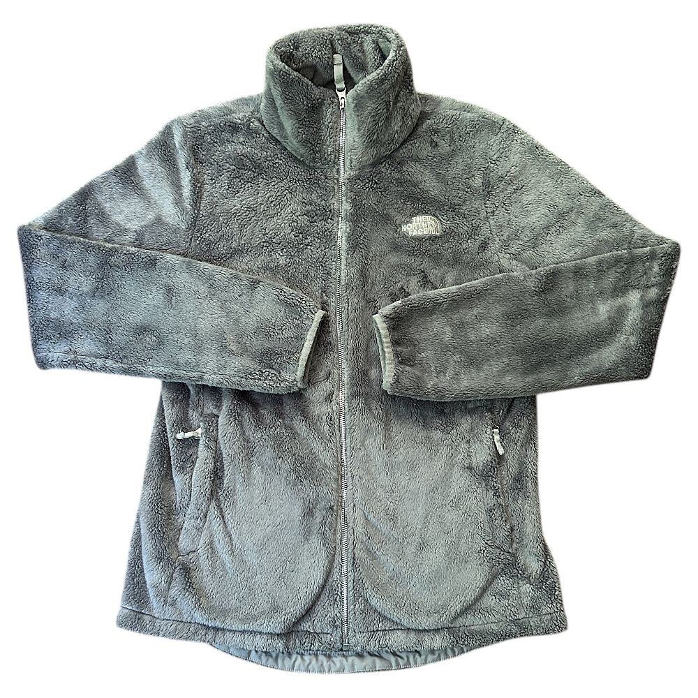 The North Face Osito Gray Full-Zip Fleece Jacket Women's Medium